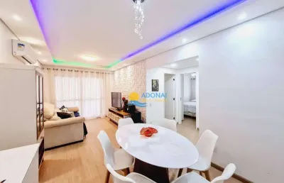 Apartamento com 3 dormitórios à venda, 100 m² por r$ 700.000,00 - pitangueiras - guarujá/sp