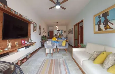 Apartamento com 3 dormitórios à venda, 110 m² por r$ 440.000,00 - enseada - guarujá/sp