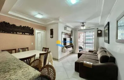 Apartamento com 3 dormitórios à venda, 86 m² por r$ 650.000,00 - pitangueiras - guarujá/sp