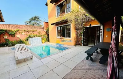 Casa com 5 dormitórios à venda, 240 m² por r$ 1.900.000,00 - jardim guaiuba - guarujá/sp