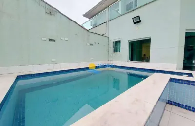 Casa com 3 dormitórios à venda, 250 m² por r$ 850.000,00 - jardim astúrias - guarujá/sp