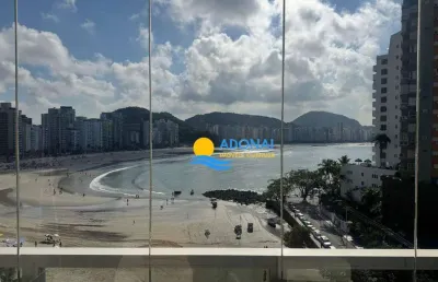 Apartamento à venda na praia das astúrias, frente mar, 4 quartos, 1 vaga.