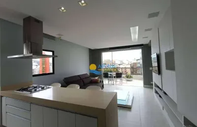 Cobertura com 3 dormitórios à venda, 140 m² por r$ 850.000,00 - enseada - guarujá/sp