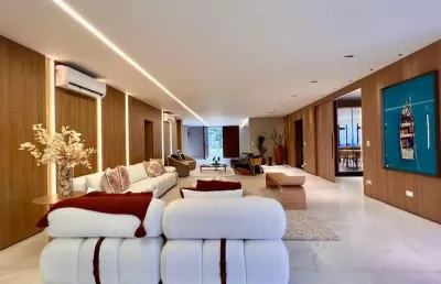 Casa com 5 dormitórios à venda, 830 m² por r$ 14.000.000,00 - jardim acapulco - guarujá/sp