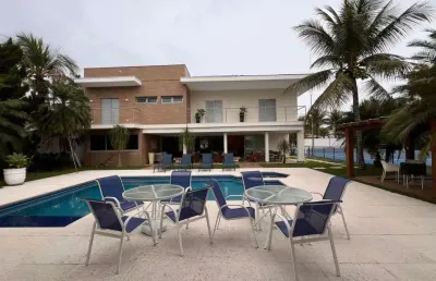 Casa com 6 dormitórios à venda, 1300 m² por r$ 12.000.000,00 - jardim acapulco - guarujá/sp