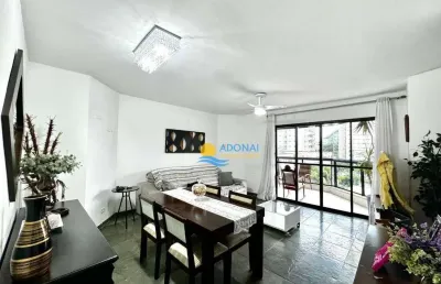 Apartamento com 3 dormitórios à venda, 115 m² por r$ 750.000,00 - jardim astúrias - guarujá/sp