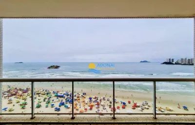 Apartamento com 3 dormitórios à venda, 240 m² por r$ 1.200.000,00 - pitangueiras - guarujá/sp