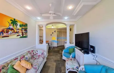 Apartamento com 3 dormitórios à venda, 102 m² por r$ 600.000,00 - enseada - guarujá/sp
