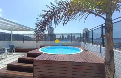 Cobertura com 3 dormitórios à venda, 148 m² por r$ 1.500.000,00 - enseada - guarujá/sp
