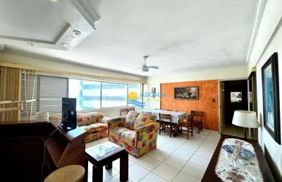 Apartamento à venda, 03 quartos sendo 01 suite, vista mar, astúrias, guarujá/sp