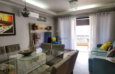 Apartamento com 3 dormitórios à venda, 140 m² por r$ 600.000,00 - enseada - guarujá/sp