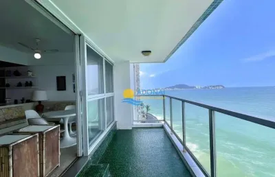 Apartamento com 4 dormitórios à venda, 148 m² por r$ 770.000,00 - pitangueiras - guarujá/sp