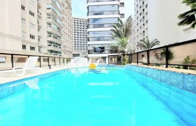 Apartamento frente mar, com 4 dormitórios à venda, 140 m² por r$ 1.700.000 - astúrias - guarujá/sp