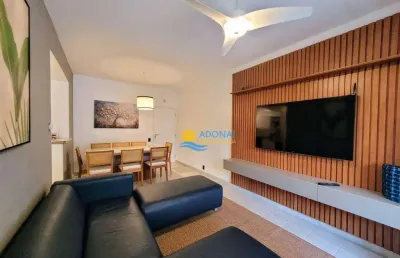 Apartamento com 3 dormitórios à venda, 90 m² por r$ 580.000,00 - pitangueiras - guarujá/sp