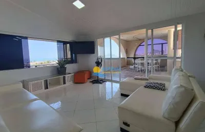 Cobertura com 4 dormitórios à venda, 389 m² por r$ 2.500.000,00 - enseada - guarujá/sp