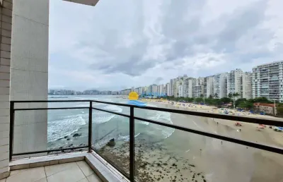 Apartamento com 3 dormitórios à venda, 200 m² por r$ 850.000,00 - pitangueiras - guarujá/sp
