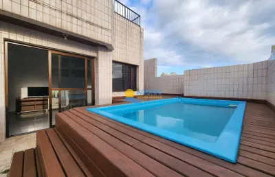 Cobertura com 4 dormitórios à venda, 206 m² por r$ 380.000,00 - enseada - guarujá/sp