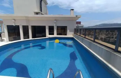 Cobertura com 6 dormitórios à venda, 380 m² por r$ 4.500.000,00 - enseada - guarujá/sp