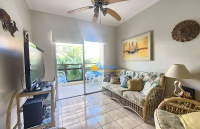 Apartamento com 2 dormitórios à venda, 82 m² por r$ 340.000,00 - enseada - guarujá/sp