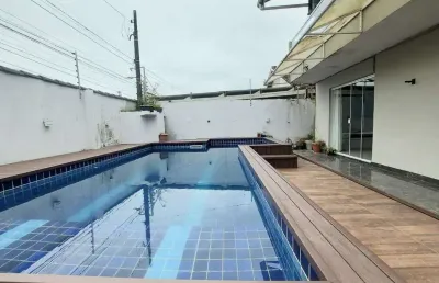 Casa com 4 dormitórios à venda, 290 m² por r$ 990.000,00 - jardim guaiuba - guarujá/sp