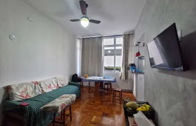 Apartamento com 1 dormitório à venda, 60 m² por r$ 350.000,00 - pitangueiras - guarujá/sp