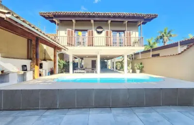 Casa com 3 dormitórios à venda, 298 m² por r$ 800.000,00 - enseada - guarujá/sp