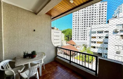 Apartamento à venda; 3 quartos, 1 suite, sacada,  astúrias - guarujá