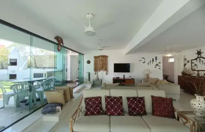Cobertura com 4 dormitórios à venda, 240 m² por r$ 1.950.000,00 - enseada - guarujá/sp