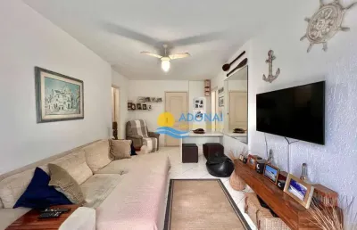 Apartamento com 2 dormitórios à venda, 75 m² por r$ 590.000,00 - tombo - guarujá/sp