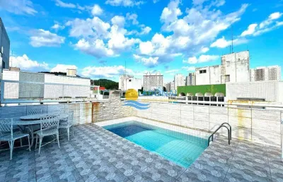 Cobertura com 4 dormitórios à venda, 276 m² por r$ 1.250.000,00 - jardim astúrias - guarujá/sp