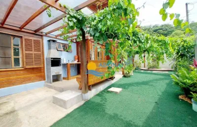 Casa com 5 dormitórios à venda, 215 m² por r$ 1.000.000,00 - jardim guaiuba - guarujá/sp