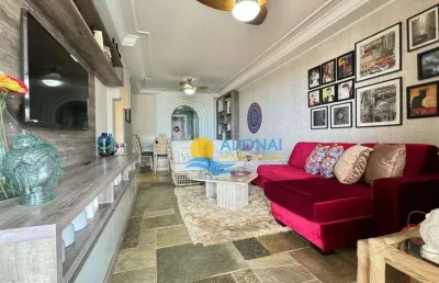 Apartamento com 3 dormitórios à venda, 155 m² por r$ 850.000,00 - enseada - guarujá/sp