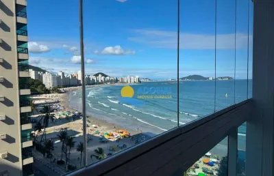 Apartamento com 2 dormitórios à venda, 96 m² por r$ 1.700.000,00 - jardim astúrias - guarujá/sp