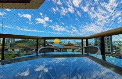 Apartamento com 3 dormitórios à venda, 126 m² por r$ 630.000,00 - enseada - guarujá/sp