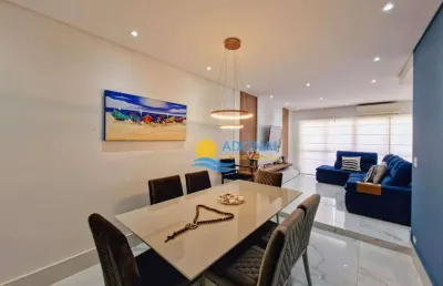 Apartamento com 3 dormitórios à venda, 170 m² por r$ 990.000,00 - pitangueiras - guarujá/sp