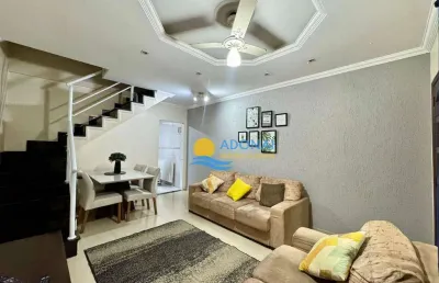 Casa com 2 dormitórios à venda, 65 m² por r$ 385.000,00 - vila santa rosa - guarujá/sp