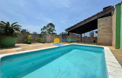 Cobertura com 3 dormitórios à venda, 180 m² por r$ 750.000,00 - tombo - guarujá/sp
