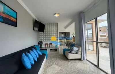 Cobertura com 3 dormitórios à venda, 165 m² por r$ 530.000,00 - enseada - guarujá/sp