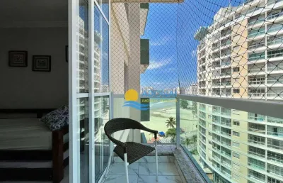 Apartamento com 1 dormitório à venda, 58 m² por r$ 400.000,00 - pitangueiras - guarujá/sp