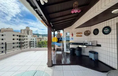 Cobertura com 3 dormitórios à venda, 240 m² por r$ 535.000,00 - enseada - guarujá/sp