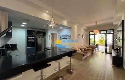 Apartamento com 2 dormitórios à venda, 125 m² por r$ 1.200.000,00 - enseada - guarujá/sp