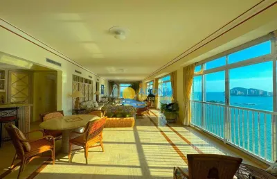 Apartamento com 5 dormitórios à venda, 500 m² por r$ 1.500.000,00 - pitangueiras - guarujá/sp