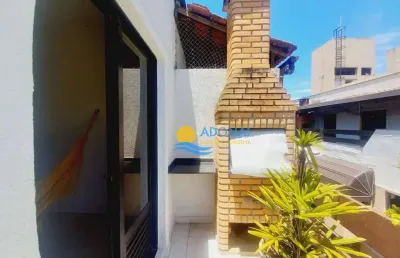 Cobertura com 3 dormitórios à venda, 106 m² por r$ 450.000,00 - enseada - guarujá/sp