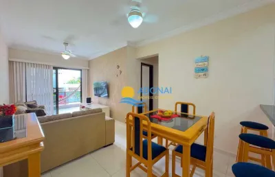 Apartamento com 2 dormitórios à venda, 70 m² por r$ 360.000,00 - enseada - guarujá/sp