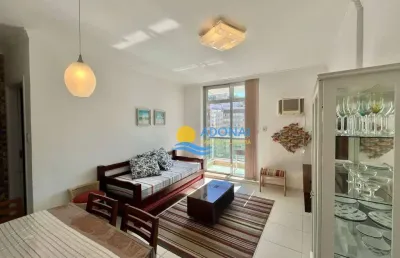 Apartamento com 1 dormitório à venda, 58 m² por r$ 400.000,00 - pitangueiras - guarujá/sp