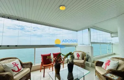 Cobertura com 4 dormitórios à venda, 290 m² por r$ 3.850.000,00 - pitangueiras - guarujá/sp