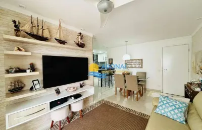 Apartamento com 3 dormitórios à venda, 90 m² por r$ 850.000,00 - jardim astúrias - guarujá/sp