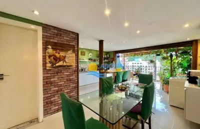 Cobertura com 3 dormitórios à venda, 300 m² por r$ 1.280.000,00 - tombo - guarujá/sp