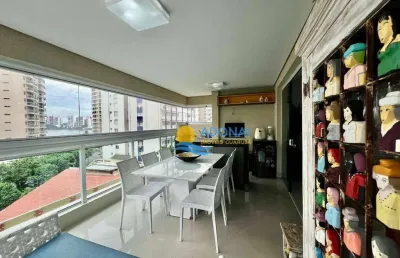 Apartamento com 3 dormitórios à venda, 160 m² por r$ 1.400.000,00 - pitangueiras - guarujá/sp
