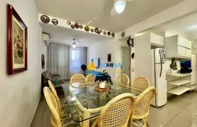 Apartamento com 1 dormitório à venda, 45 m² por r$ 430.000,00 - pitangueiras - guarujá/sp